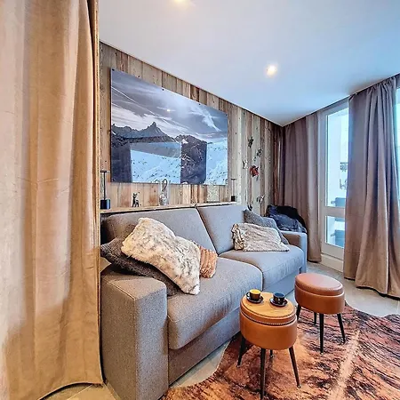 Moderne Skis Aux Pieds Avec Balcon Appartamento Saint-Martin-de-Belleville